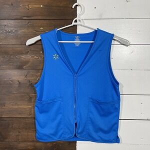 Walmart Blue Uniform Vest Size Men's Small